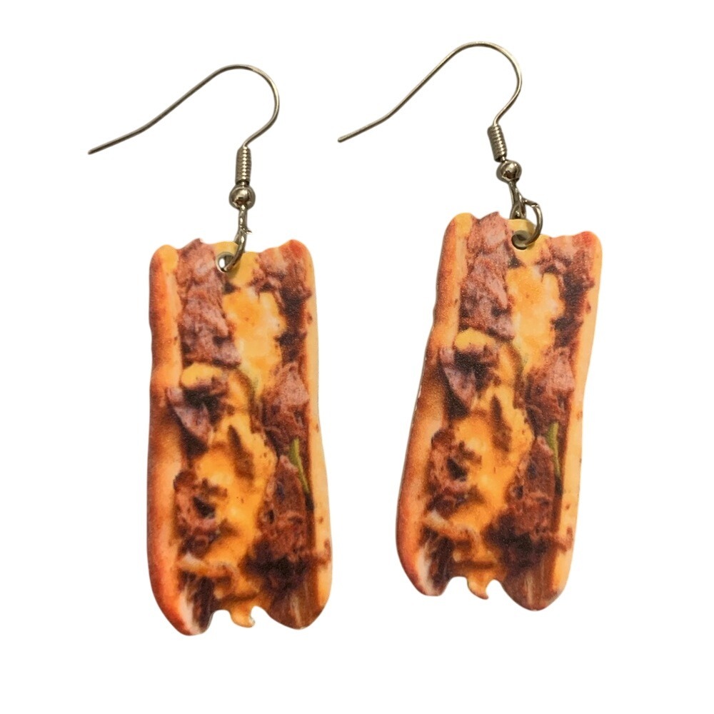 Unique‎ Brown and Orange Earrings